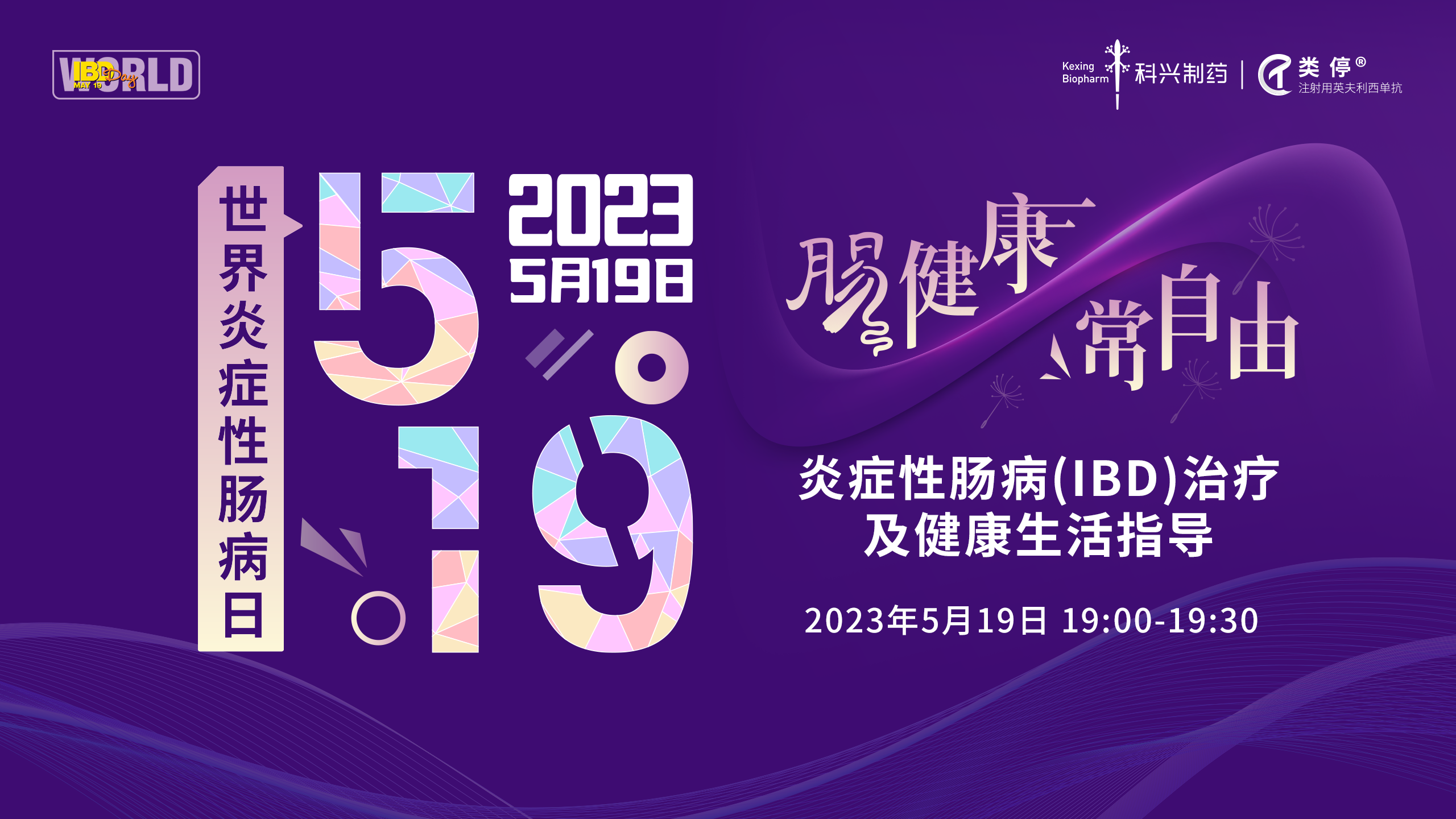 5.19世界炎癥性腸病日 | 愛在鵬城，點亮紫光